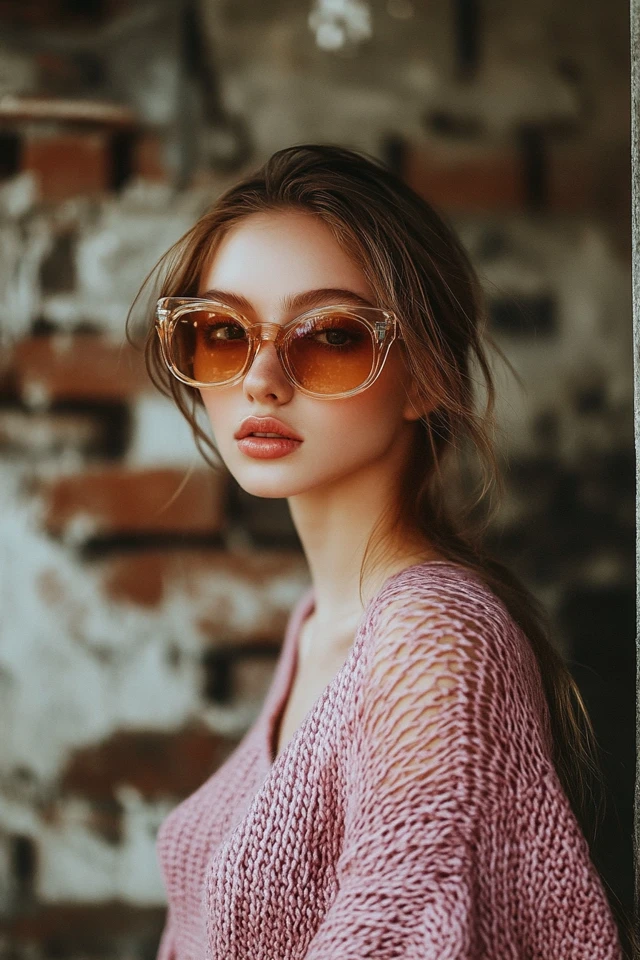 How to Mix Warm Rust and Cool Lavender in Knit Dresses: A Unique Blend of Warmth and Softness - photo 7