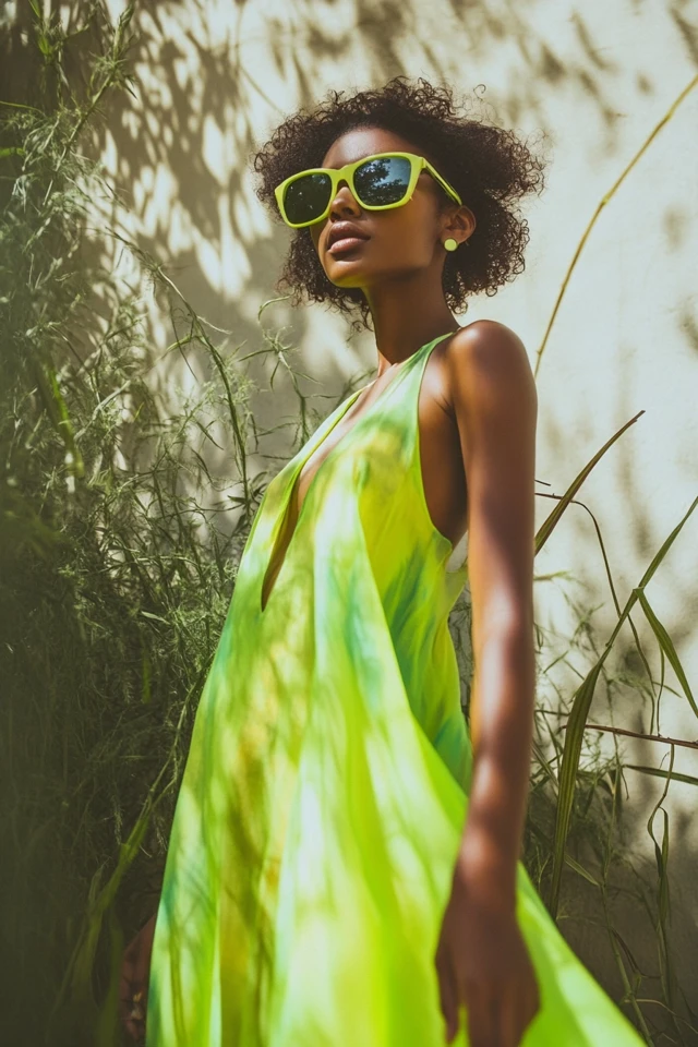 Playful Lime Green and Aqua in Breezy Summer Looks: A Vibrant and Refreshing Combination - photo 7