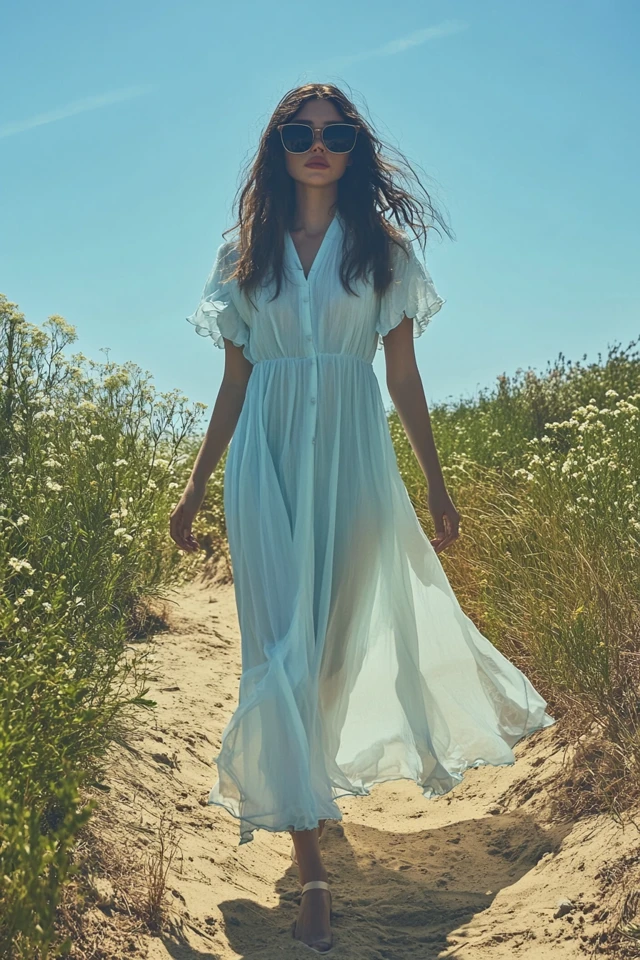 Soft Blue and Ivory in Flattering Sundresses: Effortless Elegance for Every Occasion - photo 7