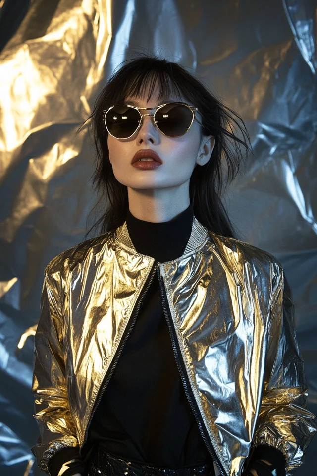 Metallic Jackets for Futuristic Winter Trends: Shine, Sleekness, and Style - photo 7