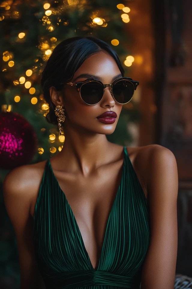 Bold Jewel-Toned Dresses for Holiday Photoshoots: A Guide to Vibrant Elegance - photo 7