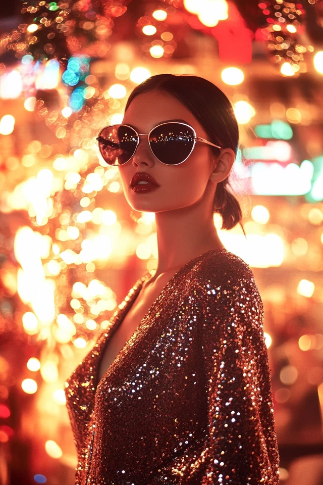 Stunning Sequin Wrap Dresses for NYE Celebrations: Dazzling Style to Ring in the New Year - photo 7