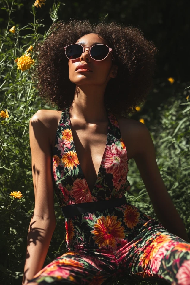 Vibrant Floral Jumpsuits for Summer Picnics: Bold, Comfortable, and Effortlessly Stylish - photo 7