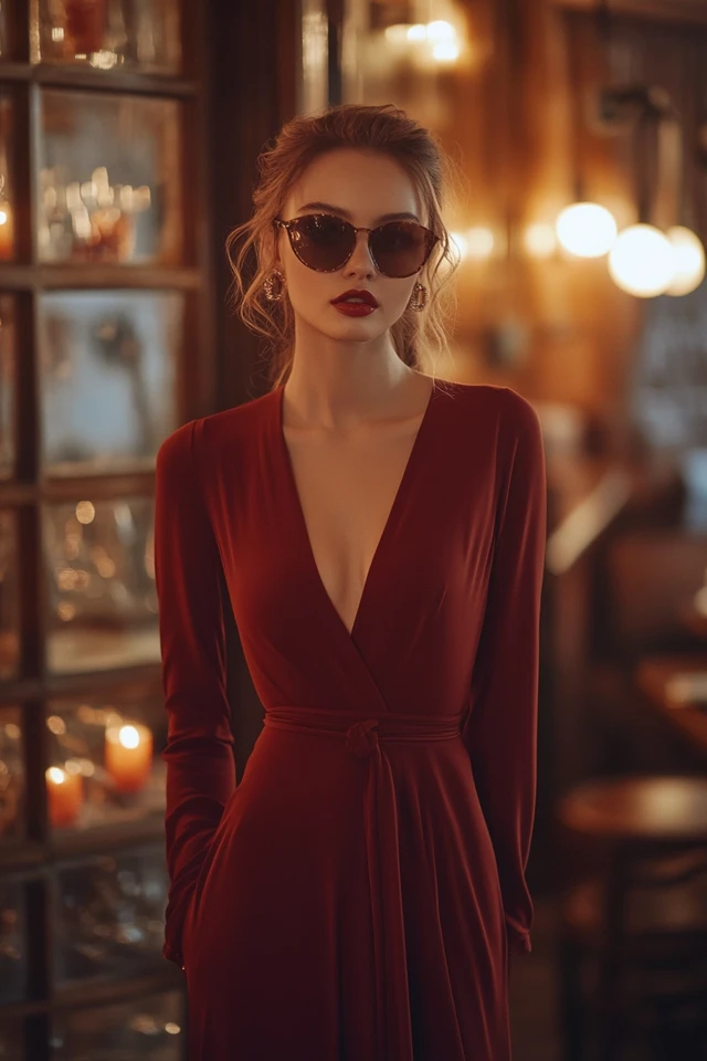 Sophisticated Long-Sleeve Dresses for Winter Dinners: Warmth Meets Elegance - photo 7