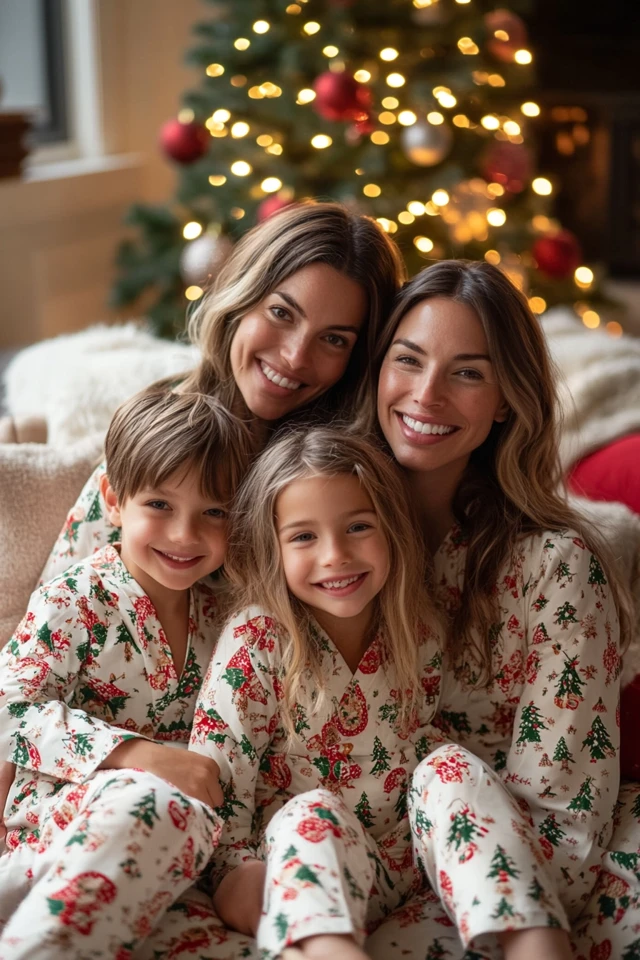 Matching Pajamas for Christmas Morning Photos: Creating Cozy and Memorable Holiday Moments - photo 7