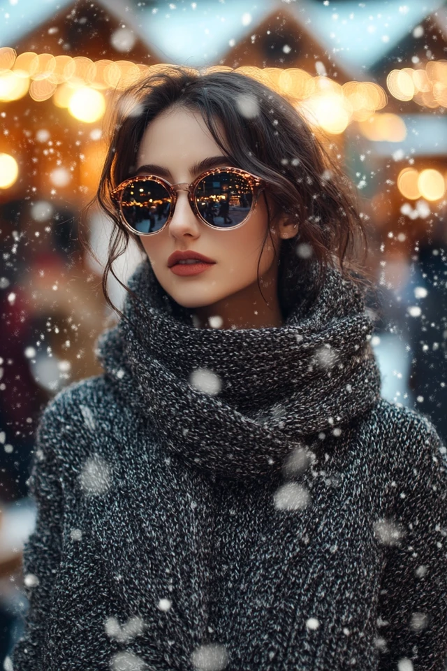 Warm Scarf Dresses for Winter Festivals: Cozy Elegance Meets Practical Style - photo 7