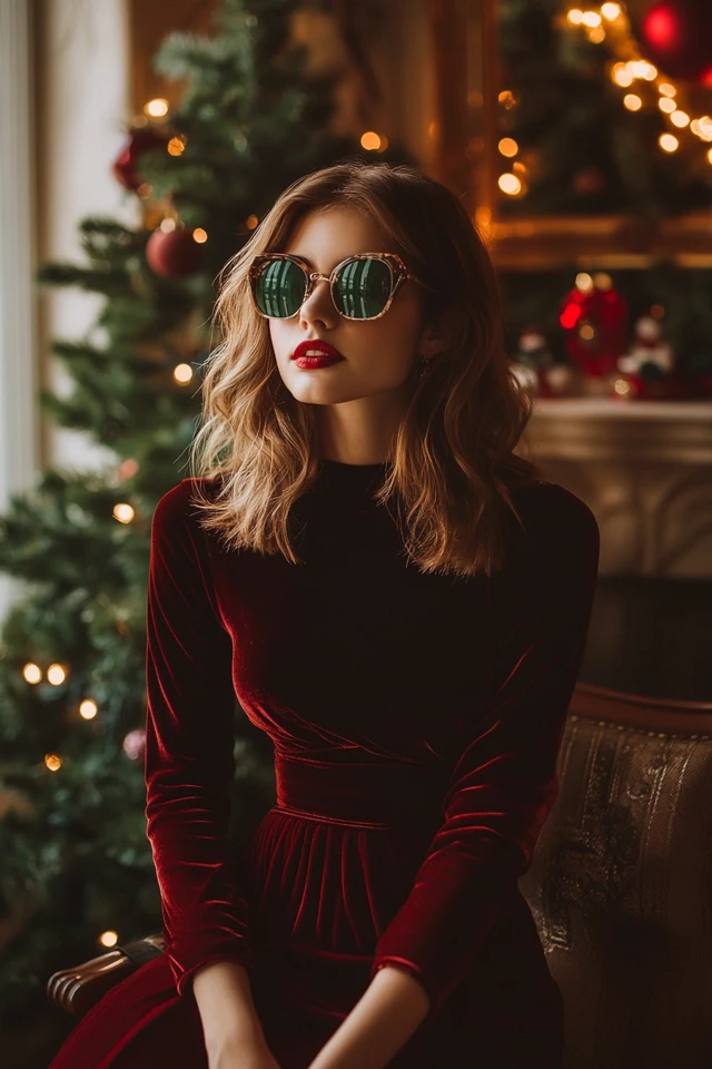 Velvet Tops and Skirts for Christmas Family Portraits: Timeless Elegance and Festive Charm - photo 7