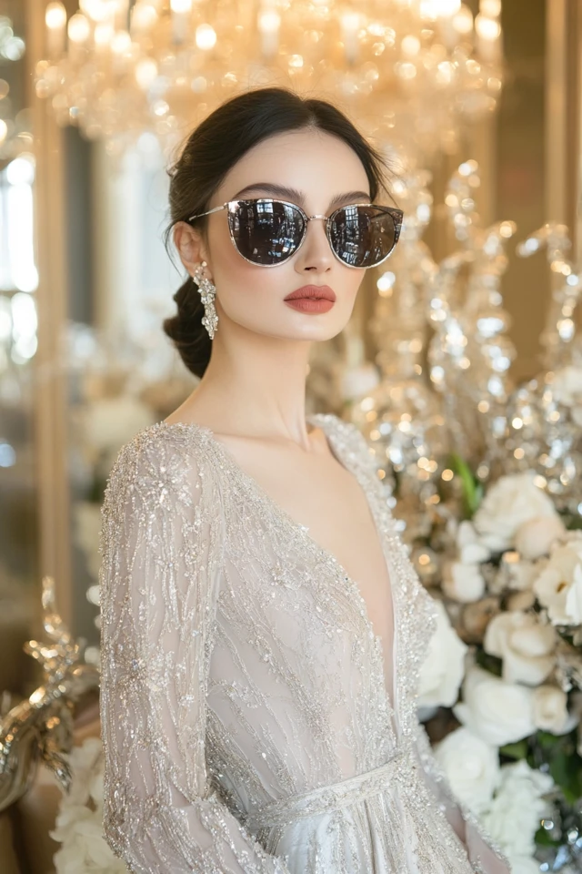 Flattering A-Line Dresses for Silver Anniversary Celebrations: Elegance That Shines - photo 7