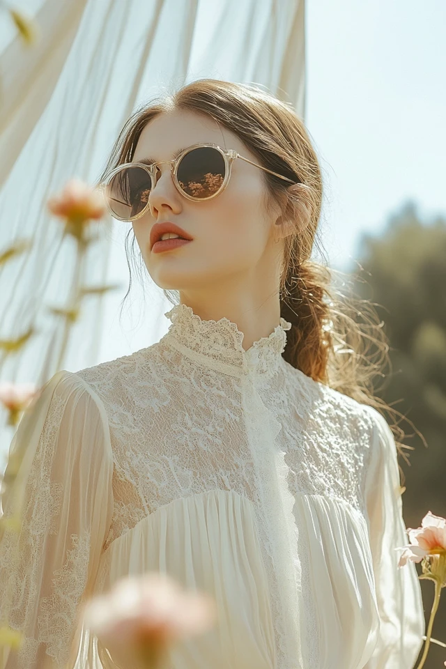 How to Combine Lace and Silk in Feminine Blouses: Timeless Elegance for Every Occasion - photo 7