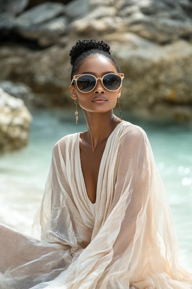 Breezy Kaftan Dresses for Resort Wear Glam: Effortlessly Chic, Comfortable, and Perfectly Luxurious - photo 7
