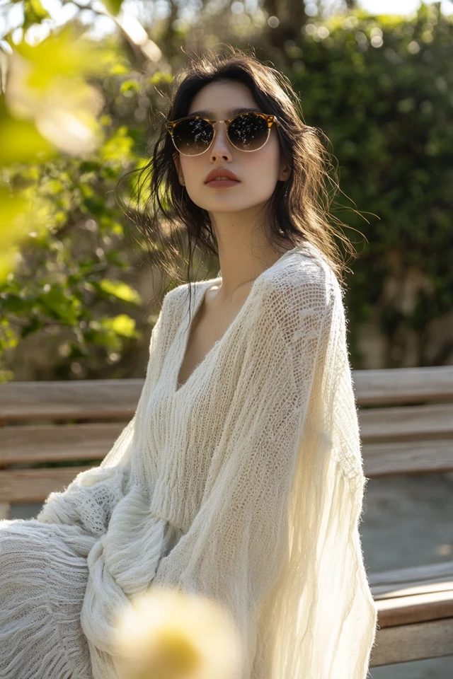 Layering Knitwear with Chiffon for Effortless Layers: A Guide to Chic and Cozy Style - photo 7