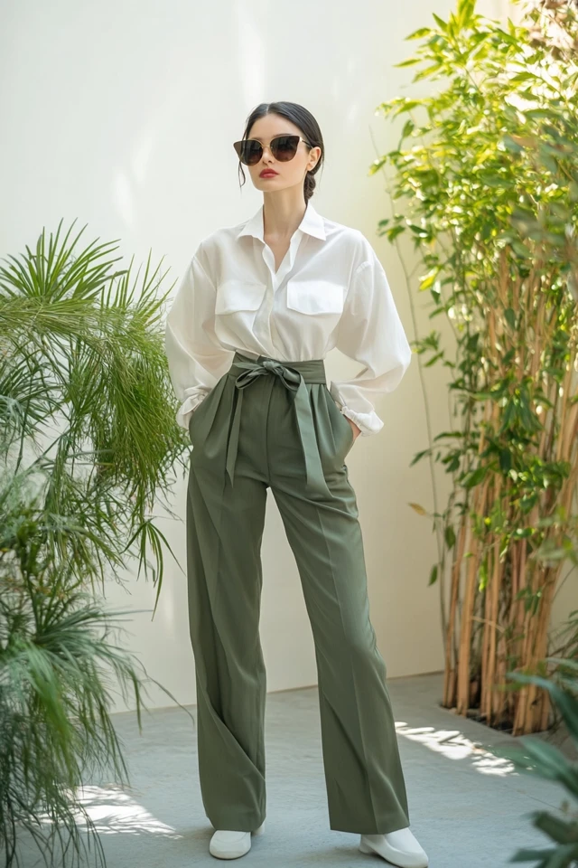 Paperbag Waist Trousers for Playful Volume: Chic, Comfortable, and Effortlessly Versatile - photo 7