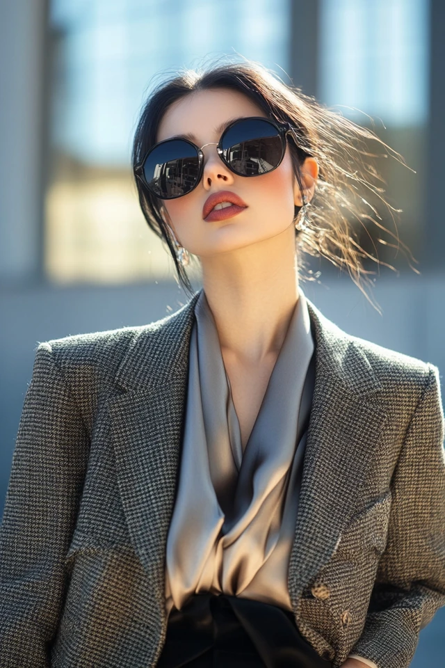 Combining Tweed and Satin for Polished Workwear: Classic Elegance Meets Modern Luxury - photo 7