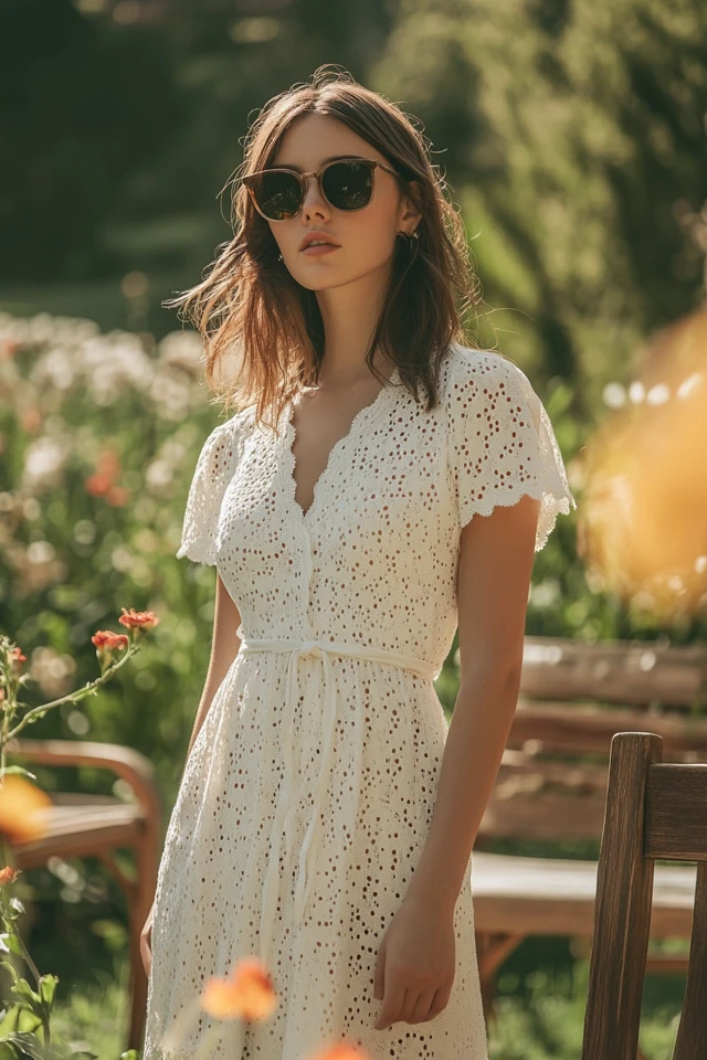 Cotton and Eyelet in Breezy Spring Dresses: Effortless Elegance for the Season - photo 7