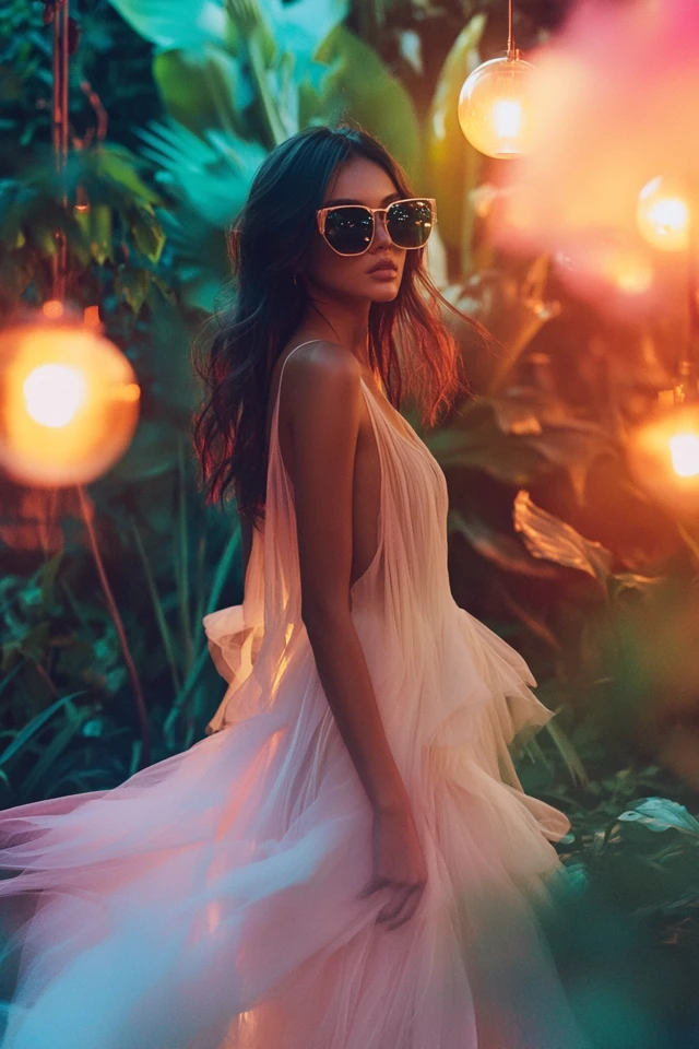 Combining Silk and Tulle for Dreamy Evening Gowns: Ethereal Elegance with a Luxurious Touch - photo 7