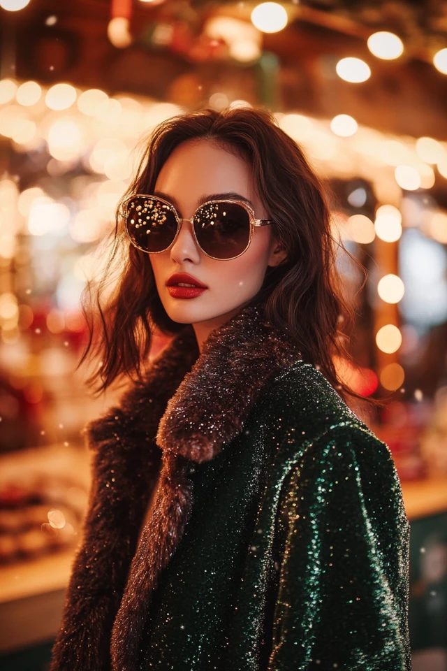 Satin and Faux Fur Together for Luxe Holiday Jackets: Elevate Your Winter Wardrobe - photo 7