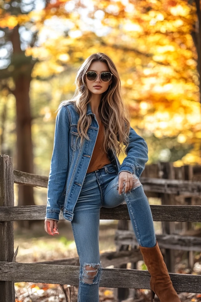 Pairing Denim and Suede for Casual Fall Looks: Effortless Style with Seasonal Flair - photo 7