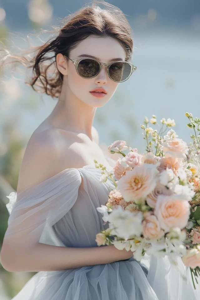Combining Satin and Tulle for Romantic Bridesmaid Dresses: Timeless Elegance with a Whimsical Touch - photo 7