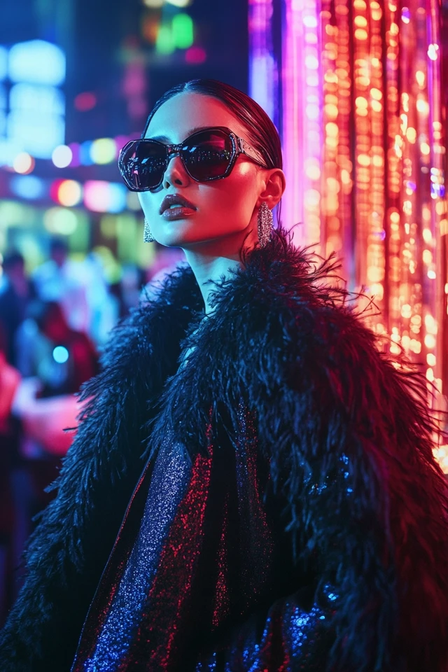 Leather and Feathers in Bold Party Coats: A Statement Piece for Every Celebration - photo 7