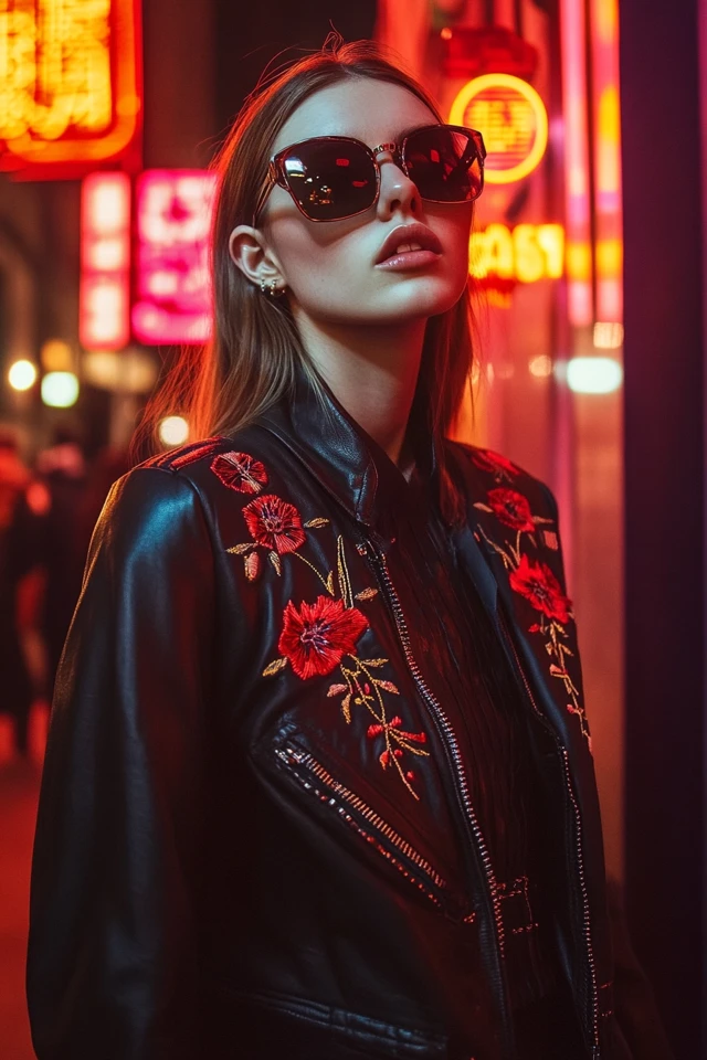 Leather and Embroidery for Statement Jackets - photo 7