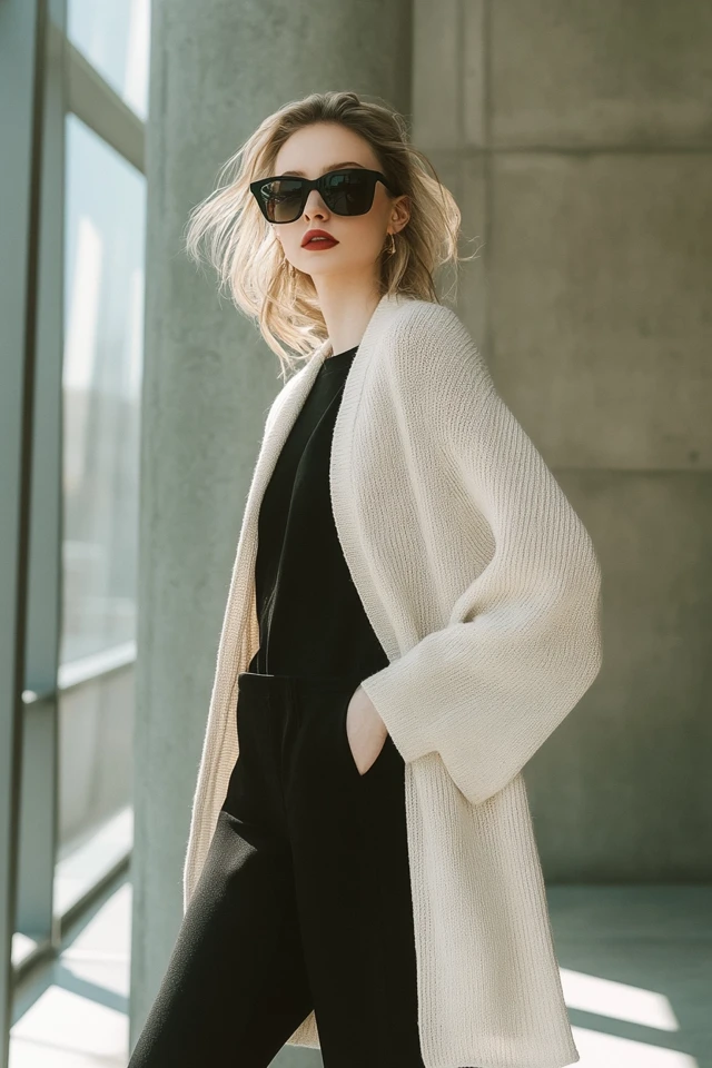 Asymmetrical Cardigans for Modern Spring Looks - photo 7