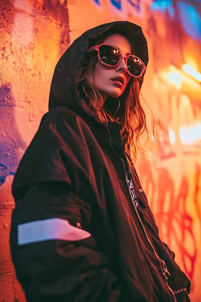 Oversized Hooded Jackets for Fall Streetwear - photo 7