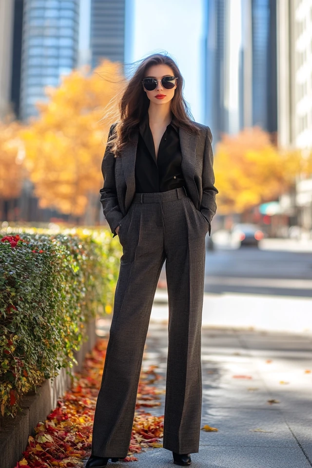 Tailored Wool Pants for Sleek Fall Office Looks - photo 7