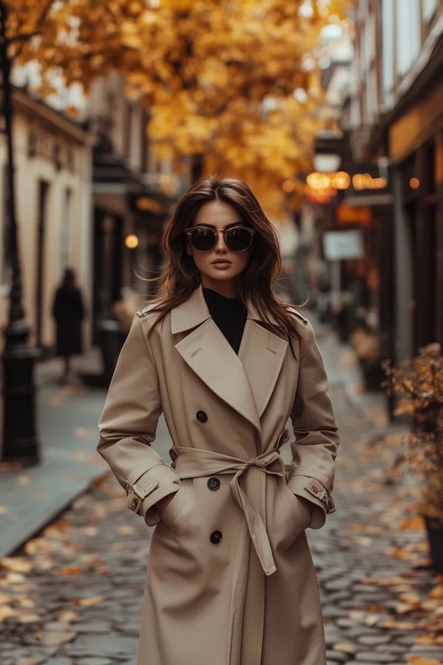 Neutral Tones in Trench Coats for Fall Timeless Style - photo 7