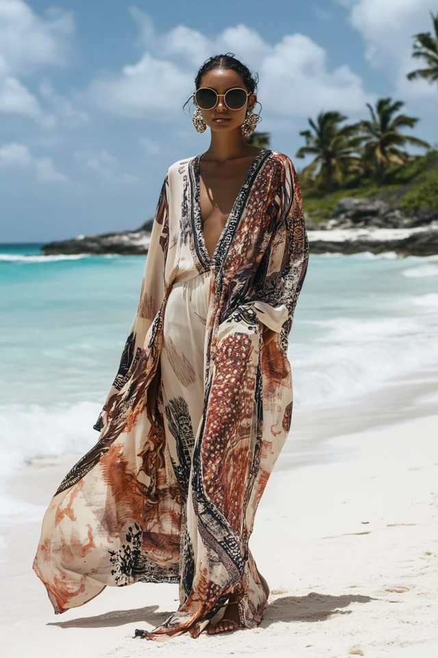 Wide-Sleeve Kaftans for Resort Luxe - photo 7