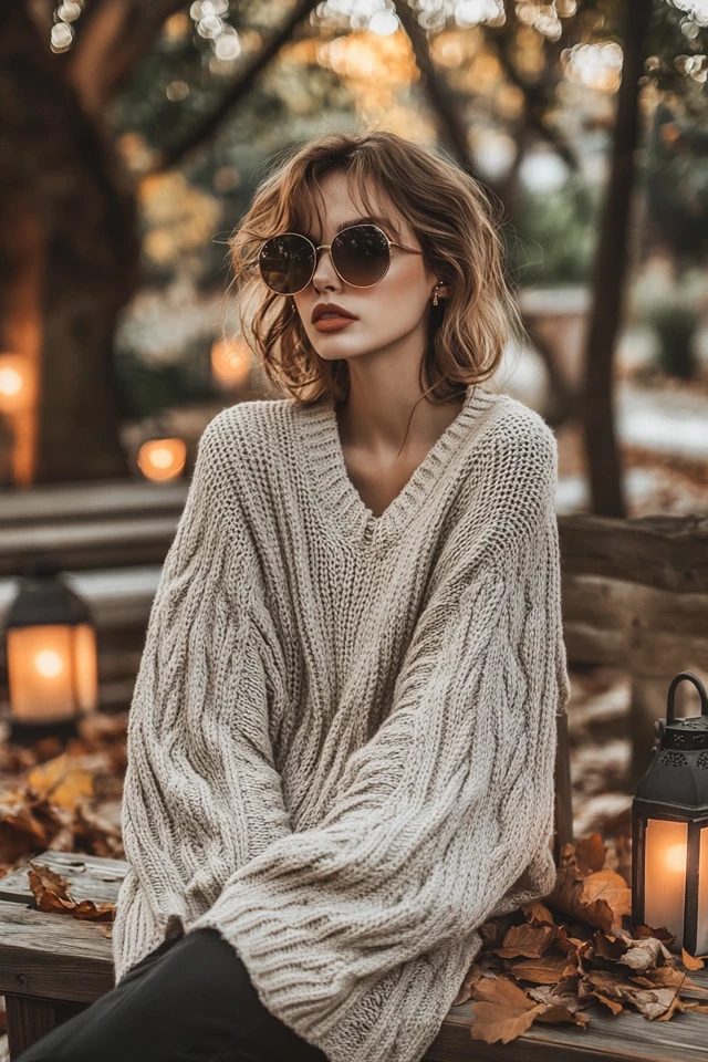 Relaxed Batwing Sweaters for Cozy Fashion - photo 7