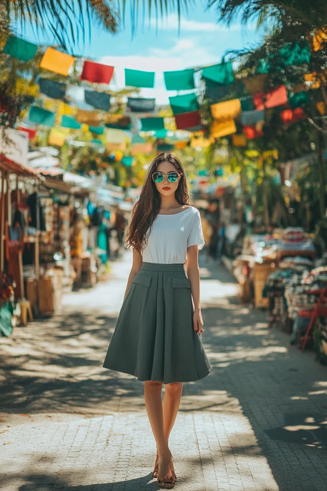 Relaxed Swing Skirts with Pockets: The Perfect Blend of Style and Practicality - photo 7