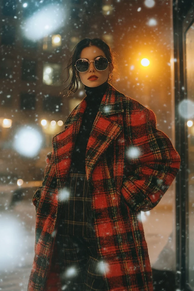 Oversized Plaid Coats for Winter Classics - photo 7