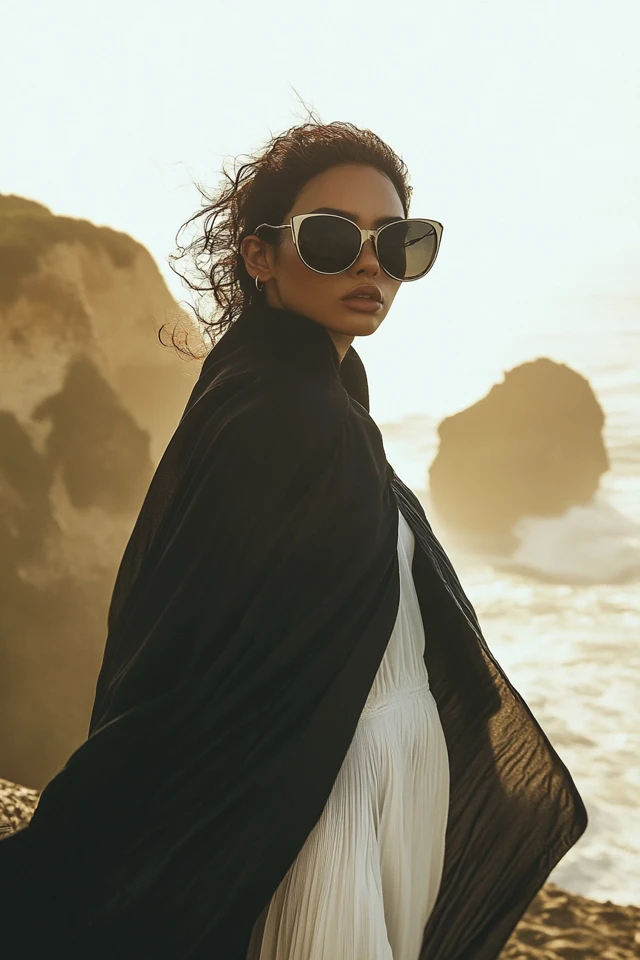Oversized Ponchos with Sculptural Shapes: The Art of Effortless Elegance - photo 7