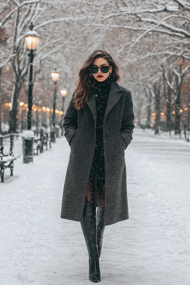 Minimalist Winter Stroll Outfits with Tailored Coats: Sophisticated Comfort for Crisp Days - photo 7