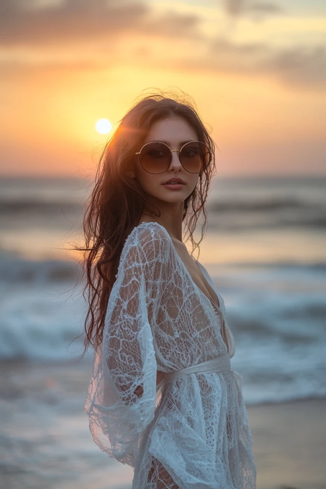 Romantic Walk Along the Beach Looks with Sheer Cover-Ups: Effortless Elegance for Coastal Moments