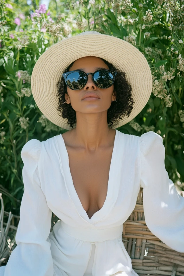 Relaxed Picnic Date Outfits with Straw Hats: Breezy, Effortless, and Perfectly Chic