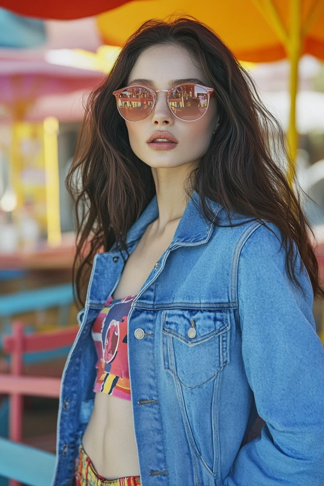 Casual Ice Cream Date Outfits with Denim Jackets: Effortless Style for Sweet Moments - photo 7