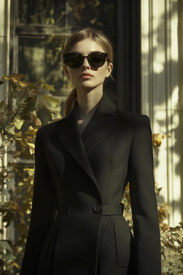 Structured A-Line Coats for Timeless Elegance - photo 7