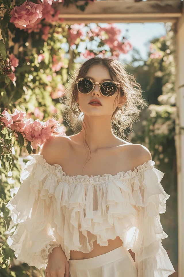 Easy Ruffle Blouses for Romantic Looks - photo 7