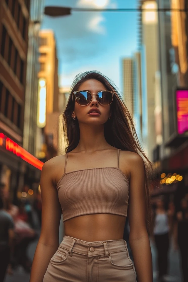 Neutral Crop Tops for Trendy Outfits - photo 7