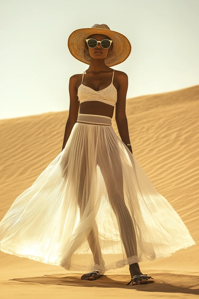 Sheer Maxi Skirts for Hot and Dry Days - photo 7
