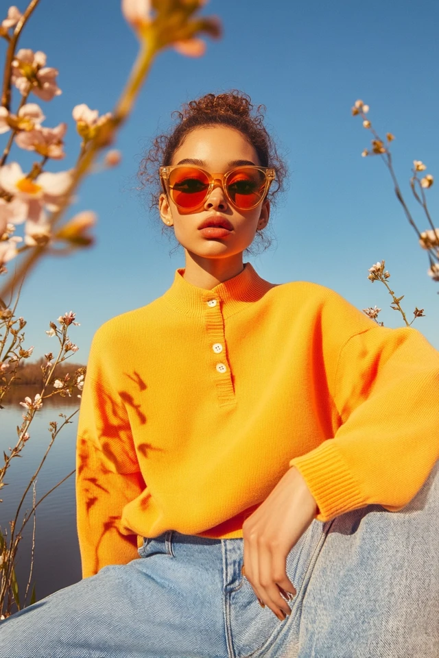 Relaxed Henley Sweaters for Cool Spring Evenings - photo 7