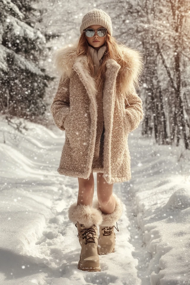 Fluffy Snow Boots for Warm Winter Walks - photo 7