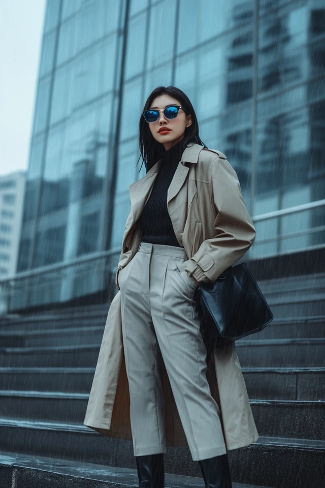 Slim Waterproof Pants for Rainy Days at Work - photo 7
