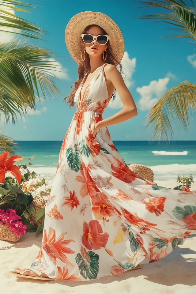 Long Flowy Sundresses for Beach Weather Vibes - photo 7