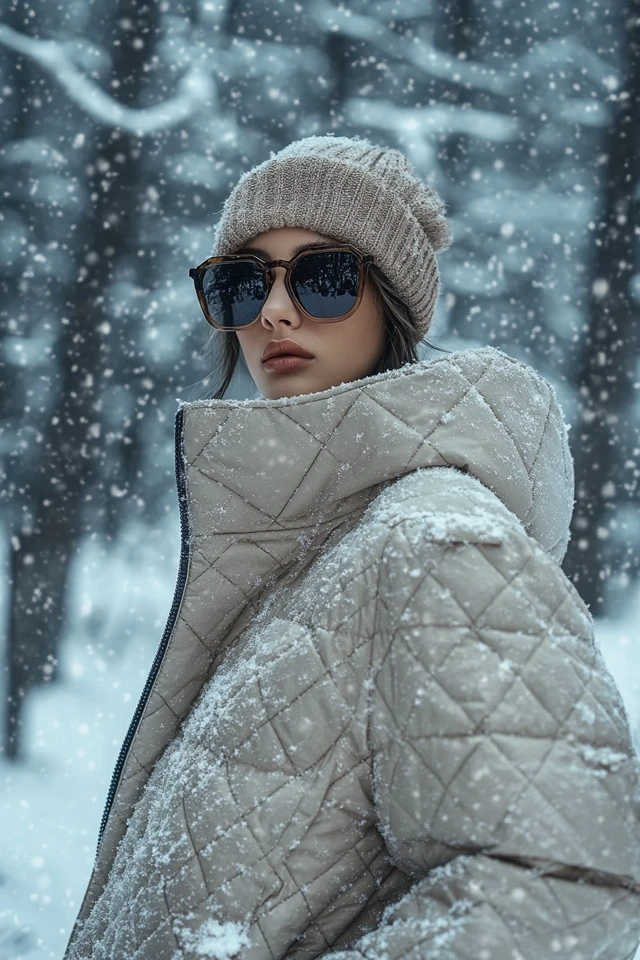 Warm Quilted Coats for Snowy Winter Strolls - photo 7