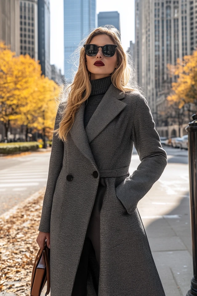 Layered Long Coats for Windy City Walks - photo 7