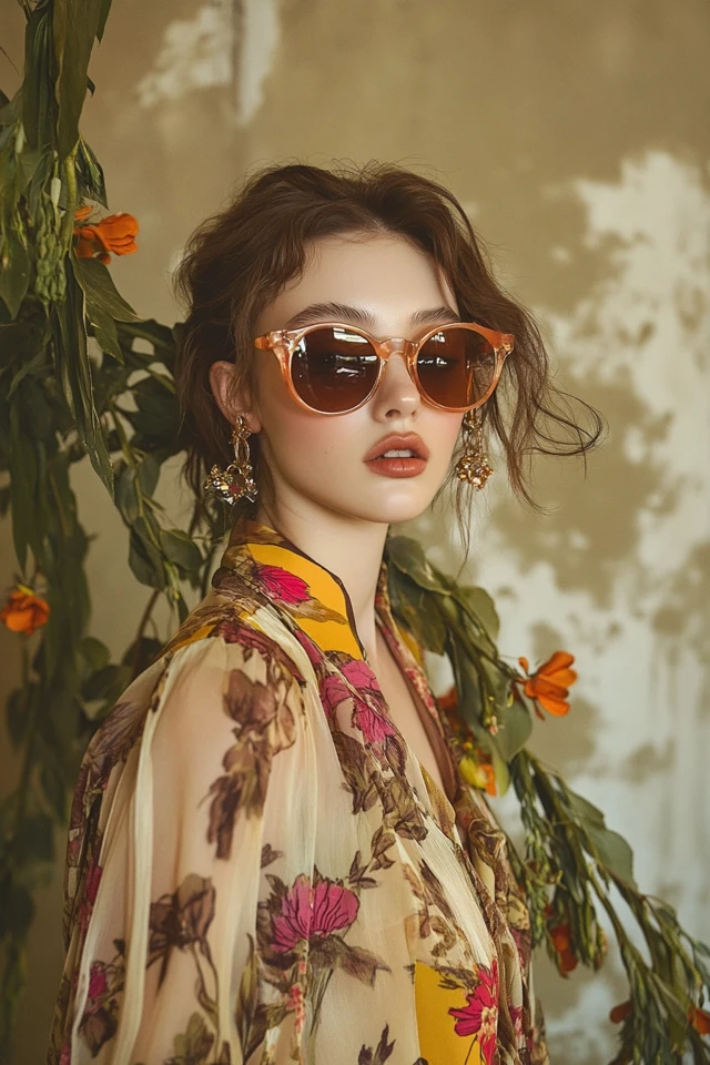 Mixing Floral Accessories with Contemporary Outfits - photo 2