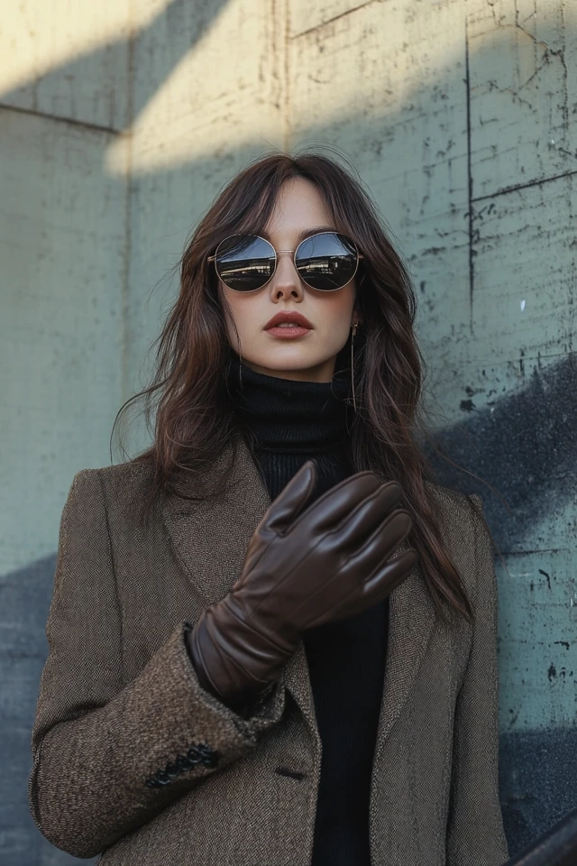 The Chic Way to Style Leather Gloves for Winter - photo 7