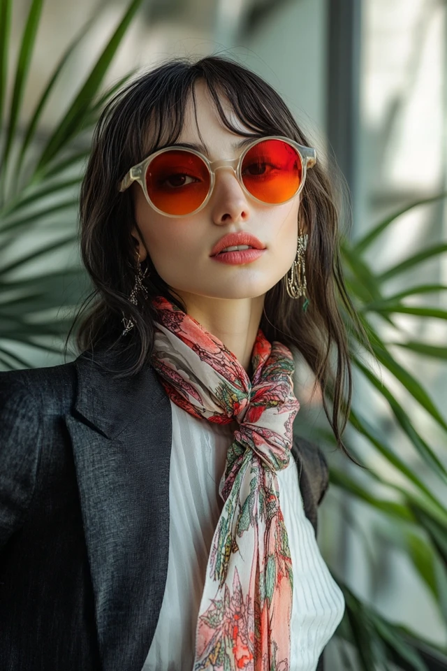 Unique Ways to Style Scarves as Tops - photo 6
